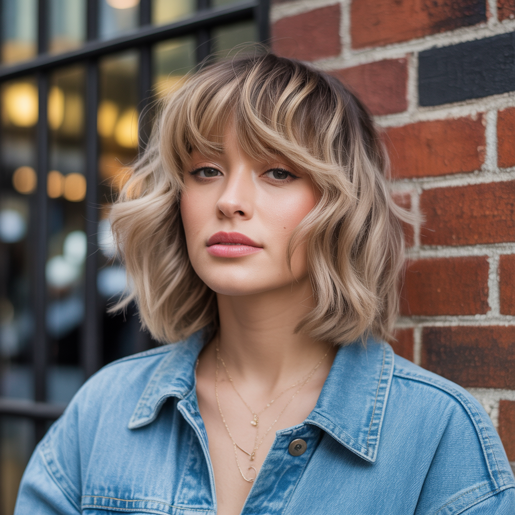 Shag Cut with Wispy Bangs