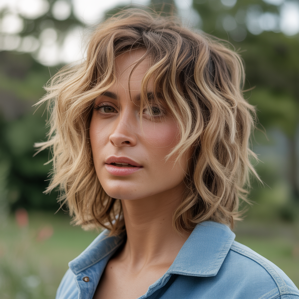 17 Ideas About Gypsy Shag Hairstyles: Layered Cuts You’ll Love 16 Shag with Natural Air-Dried Texture
