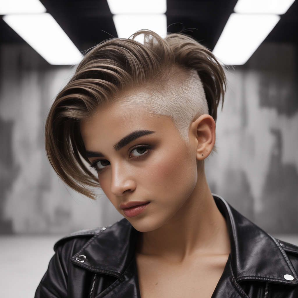 20 Ideas About Very Short Hairstyles for Bold and Modern Looks 16 Shaved Undercut with Longer Top