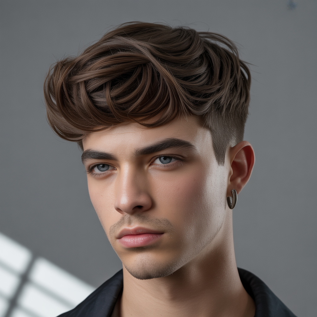 18 Best Stylish Short Flow Haircut Men Looks to Inspire 17 Short Flow with Volume Boost