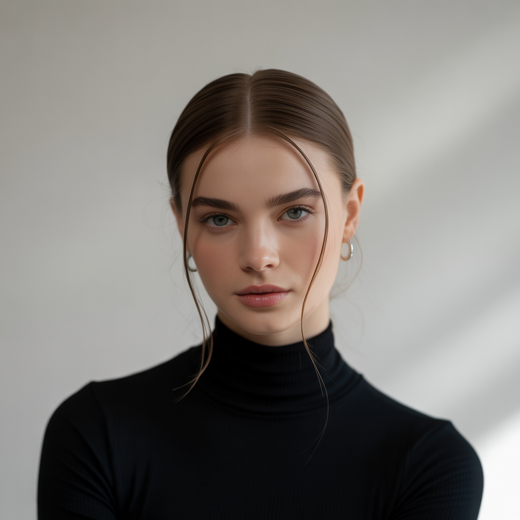 90s Hairstyle Fine Hair Ideas for Retro Chic Looks 3 Sleek Middle Part