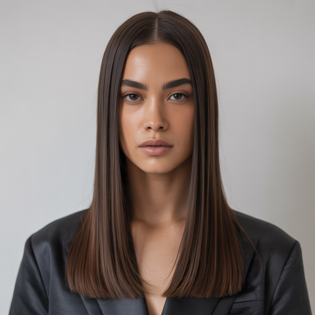 18 Best Hairstyle Ideas That Never Go Out of Style 9 Straight and Sleek Mid-Length Hair