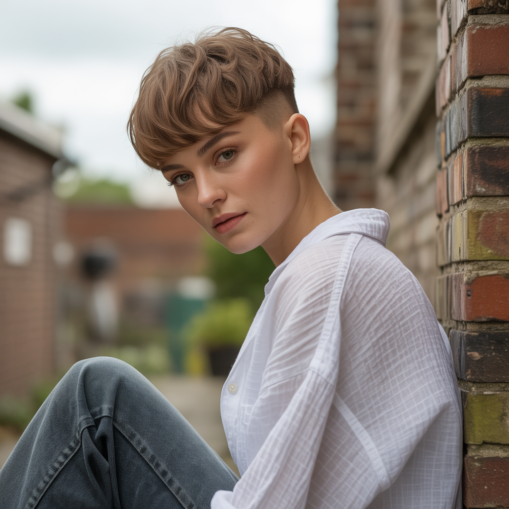 20 Ideas About Very Short Hairstyles for Bold and Modern Looks 6 Textured Crop with Fringe