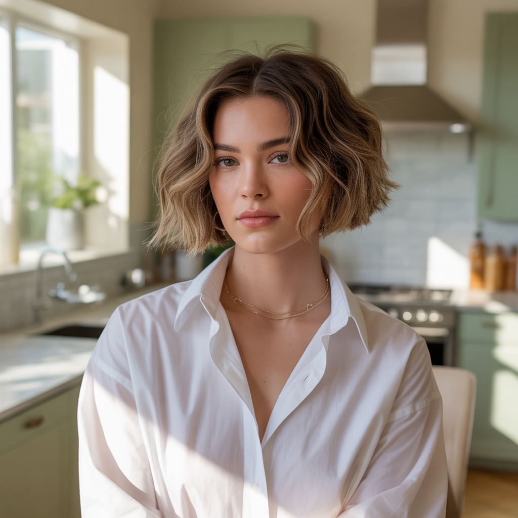 18 Elegant Old Money Bob Styles for Women 12 Textured Old Money Bob for Casual Chic