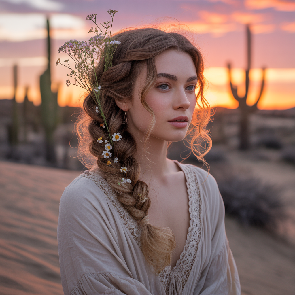 18 Best Trending Coachella Hairstyles for Bold Festival Vibes 16 Waterfall Braid