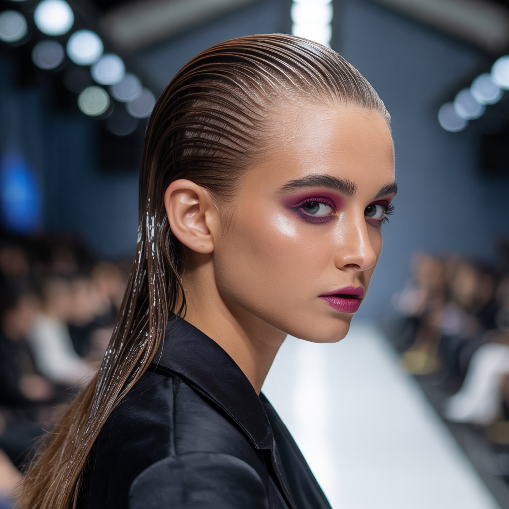 90s Hairstyle Fine Hair Ideas for Retro Chic Looks 19 Wet Gelled Look