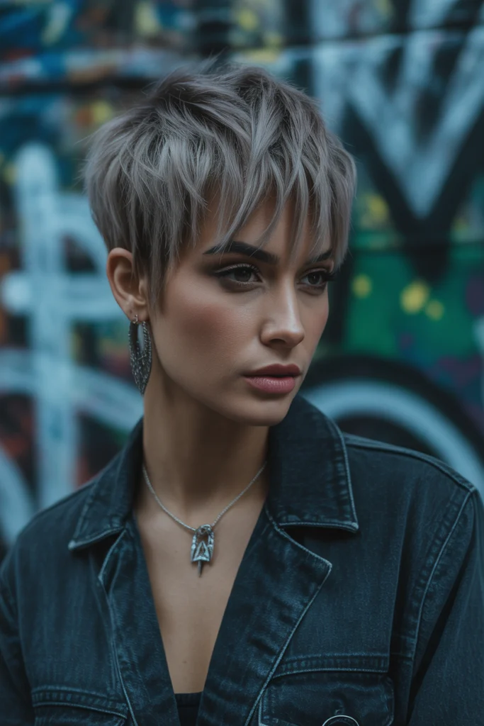 13 Short Wolf Cut with Curtain Bangs Ideas You’ll Want to Try 11 a bold woman with a short edgy wolf cut f3gHAwZJSUWhfOxF3tnMBg abuLr3ZoTeGHsd6yudIU0A