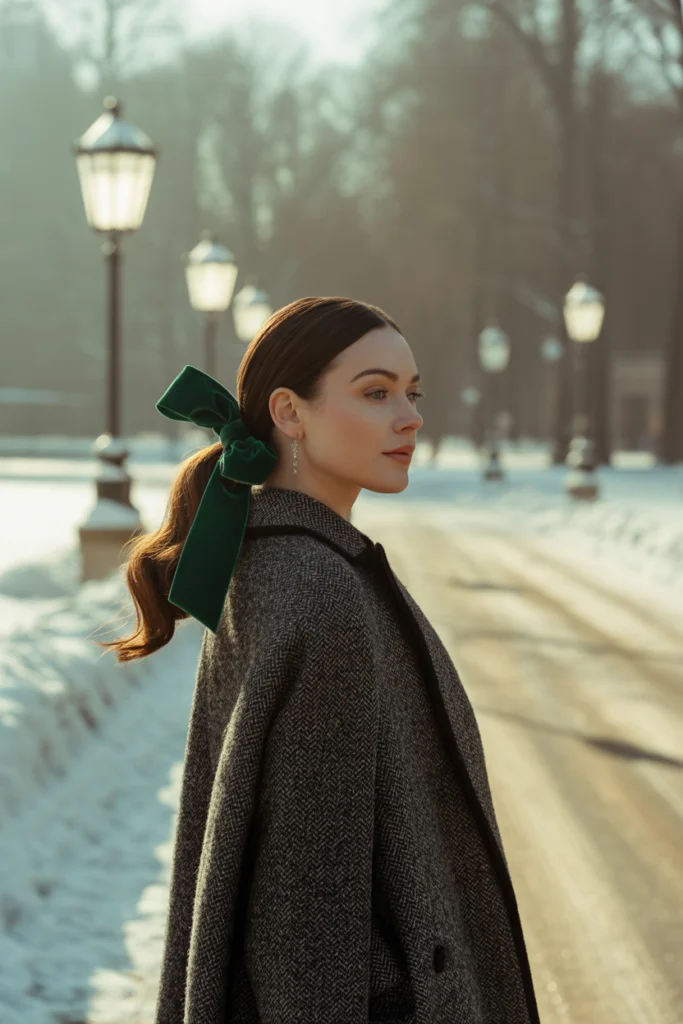 Gorgeous 25 Christmas Hairstyles Ideas for Every Holiday Event 16 a cinematic portrait photograph of a wom ymPD ZfvSgKBFRBmOR6XZg TogDBNI9TcG7RjSrx403pA