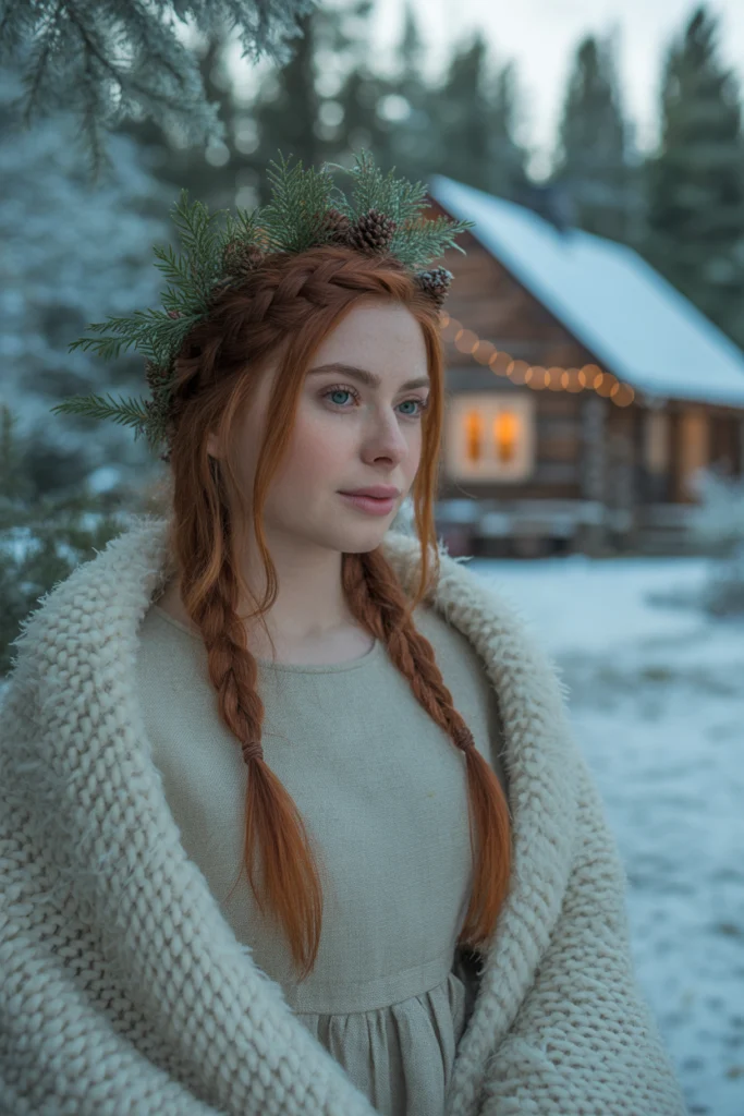 Gorgeous 25 Christmas Hairstyles Ideas for Every Holiday Event 19 a cinematic portrait photograph of a you ZhcIQCnBT1 QmMWd BQsA iX8DW3kQbizVNlDDPDHuA