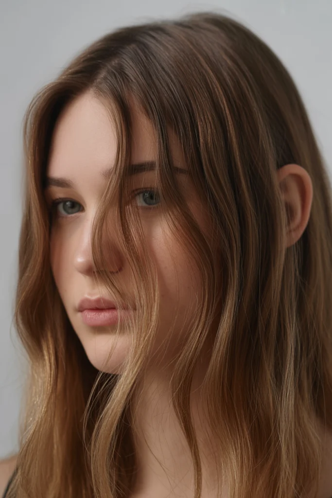 California Brunette Ideas to Elevate Your Hair Game 15 a close up studio portrait showcasing a yqq8birnSmGpgaT94G26Vw yVxifa3OSAmGwv0kexXEHw