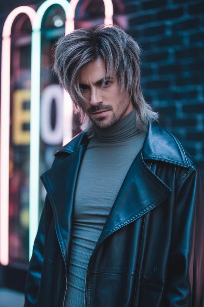 Stylish & Bold: 20 Wolf Cut Men Ideas to Try 5 a dramatic cinematic portrait of a fashi c9ymWlt1QfChgNAk4lEzMg XpYEFzTXRQWEuSFDNnKP9w