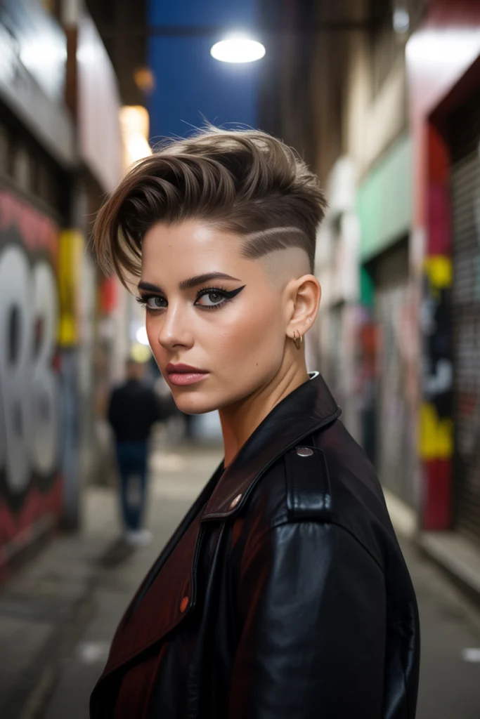 Bold & Chic: 12 Short Cropped Hairstyles Ideas 2 a dramatic street style portrait photogr v9RbTdRaTkaDx7JLA0V7Gw oM67S0jlRAKTuCjZ1VpYpQ
