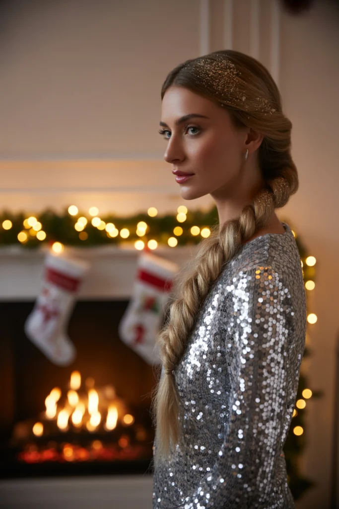 Gorgeous 25 Christmas Hairstyles Ideas for Every Holiday Event 5 a glamorous portrait photograph of a wom v4Vu6Yt7QCKXvL93jeS92g H0yPu9WBSBW5rD3N9ffhLw