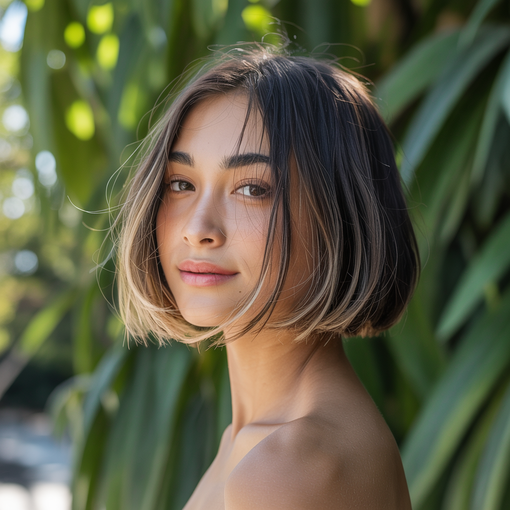 20 Stunning Long Pixie Bob Styles You’ll Want to Try Now 9 a luminous portrait photograph of a