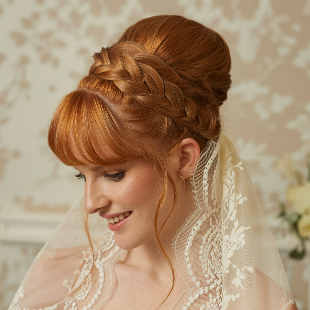 20 Stunning Wedding Braid Hairstyles for Every Bride 8 Braided Chignon