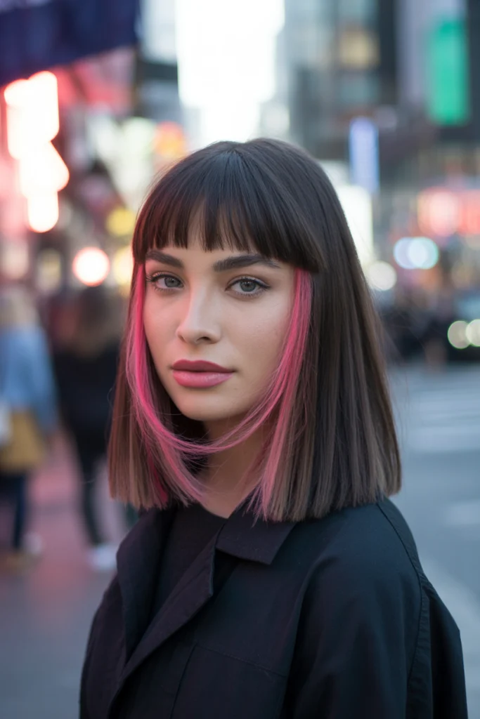 15 Wolf Cut with Curtain Bangs Ideas That Are Seriously Trending 10 Wolf Cut with Curtain Bangs for Round Faces