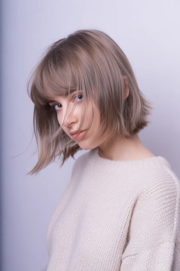 Must-See 9 Shaggy Wolf Cut with Bangs Ideas This Year 3 Shaggy Wolf Cut with Wispy Bangs for Fine Hair