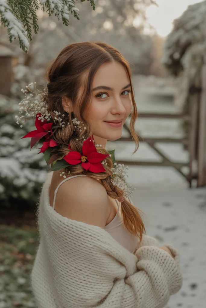 Gorgeous 25 Christmas Hairstyles Ideas for Every Holiday Event 22 a soft focus portrait photograph of a yo KXasqfwKTq2ylG088mWIWQ Tp9I2lYeQ7u2hxvL2zNp5g