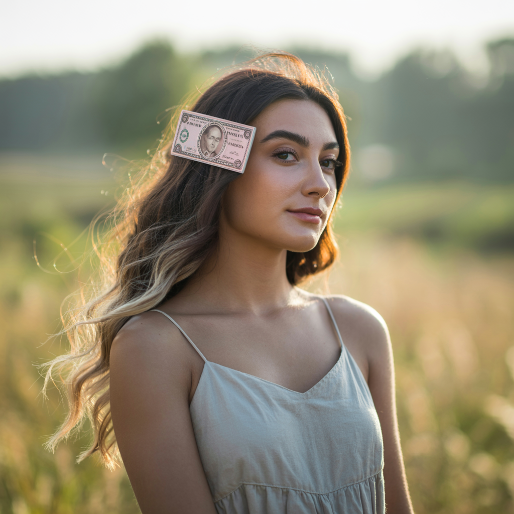 13 Trendy Y2K Skunk Hair Ideas for a Bold and Retro Look 12 a soft focus portrait photograph showcas 3O15FemUSpSvVSvH