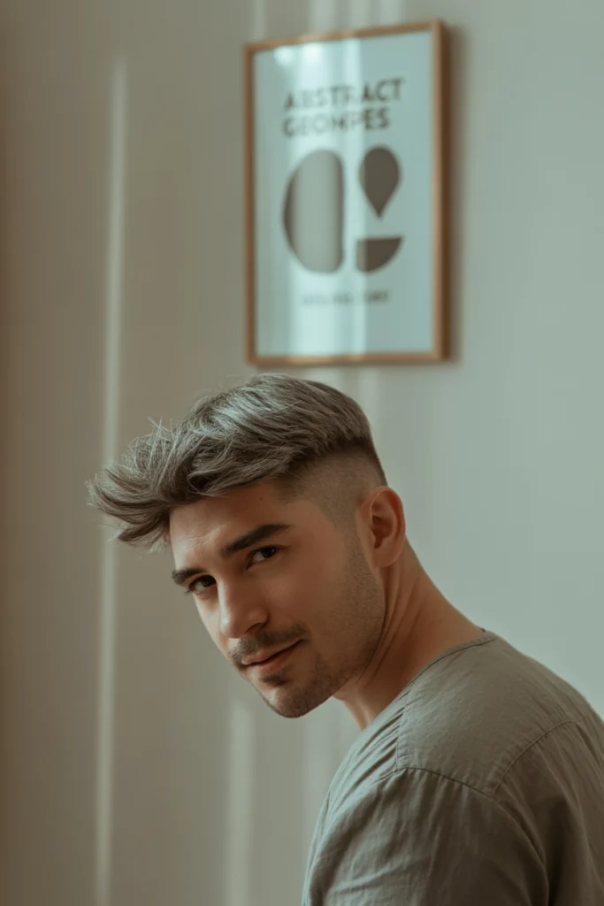 Stylish & Bold: 20 Wolf Cut Men Ideas to Try 11 a softly lit intimate portrait photograp c4 Iy97ASsarkEtVmbRAGQ Nqd2WF4HQeCCUa4uRGN2gg