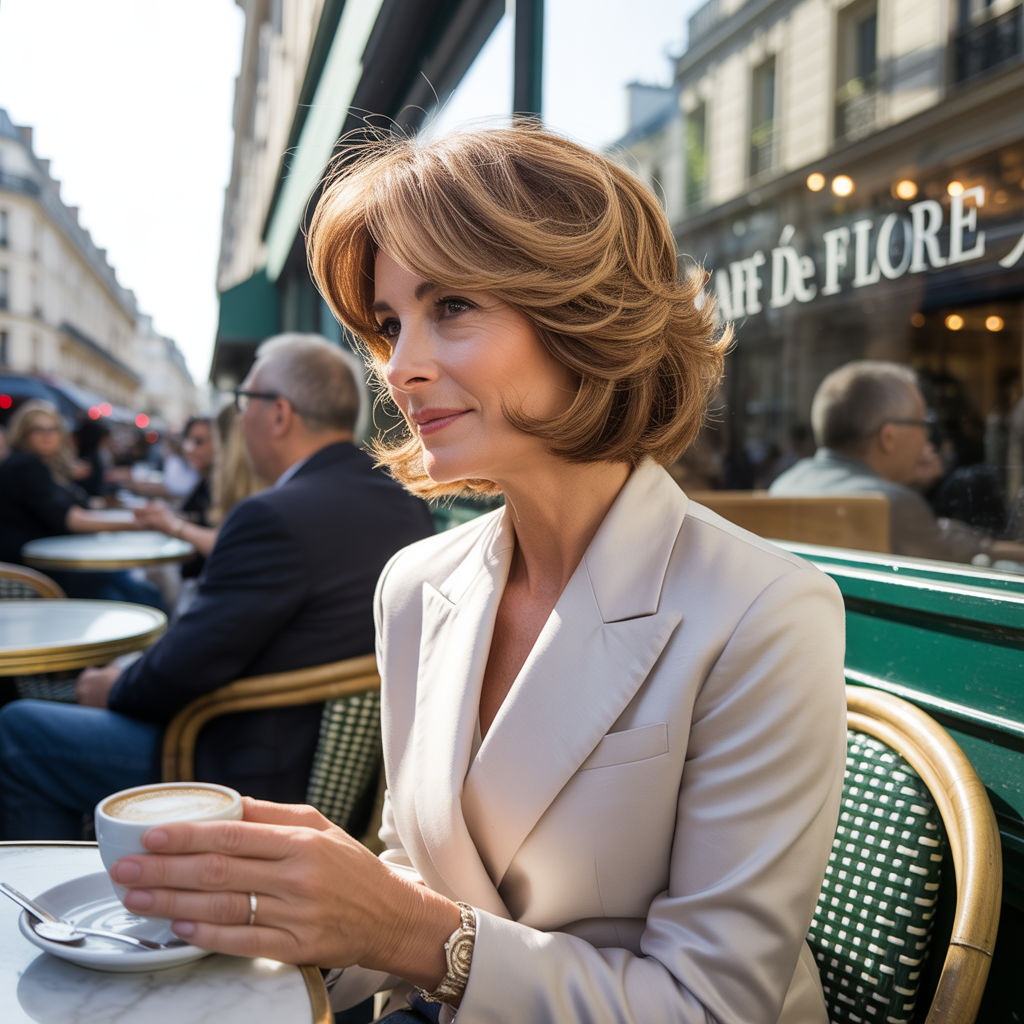 The Best Short Hairstyles Women Over 50 to Look Stylish and Confident 2 Layered Bob