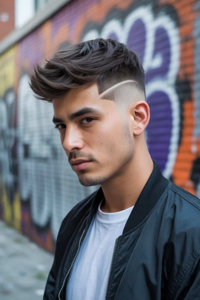 Stylish & Bold: 20 Wolf Cut Men Ideas to Try 13 a striking portrait photograph of a youn 40HmT7WjSl V30ufx9E9hw U6L rx8QTeuSvW0YeNVgJw