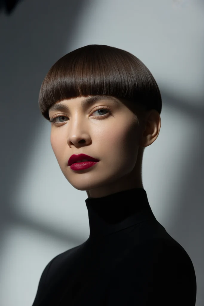 Bold & Chic: 12 Short Cropped Hairstyles Ideas 6 a striking studio portrait photograph of HDicWmLcTX2VTQAvVeLO8Q km4cocoATheuPawChIwJEA