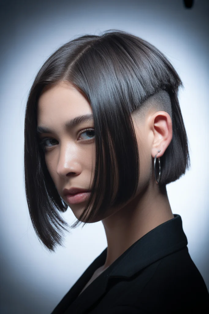 15 Undercut Bob Ideas for the Perfect Edgy Haircut 14 a striking studio portrait photograph sh JmvkZ6hAQVKtYuQsvJ6rZA gpWG6o7KSDmuy C16qxHDg