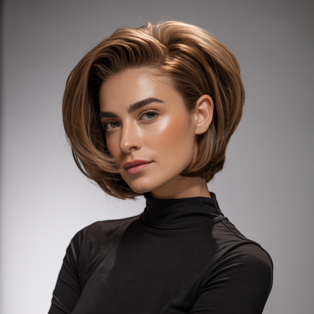 20 Stunning Long Pixie Bob Styles You’ll Want to Try Now 10 a studio portrait photograph of a stylis IygyIoH2T9eVPDHV77yCuA BLSTFkg4SyOQtU8nJHendg