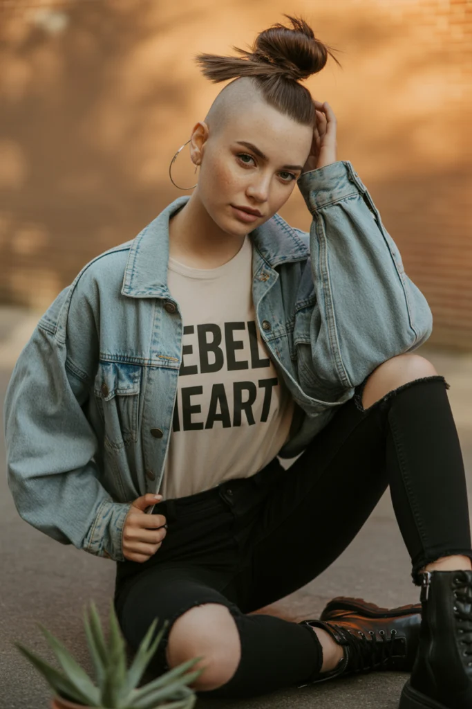 Stunning 15 Side Shaved Hairstyles Ideas You’ll Love 12 a stylish portrait photograph of a young 9V6wW9F1TvSSF2FJOMfdvA ibWnXFOkRhyx2dmEW6BlQw