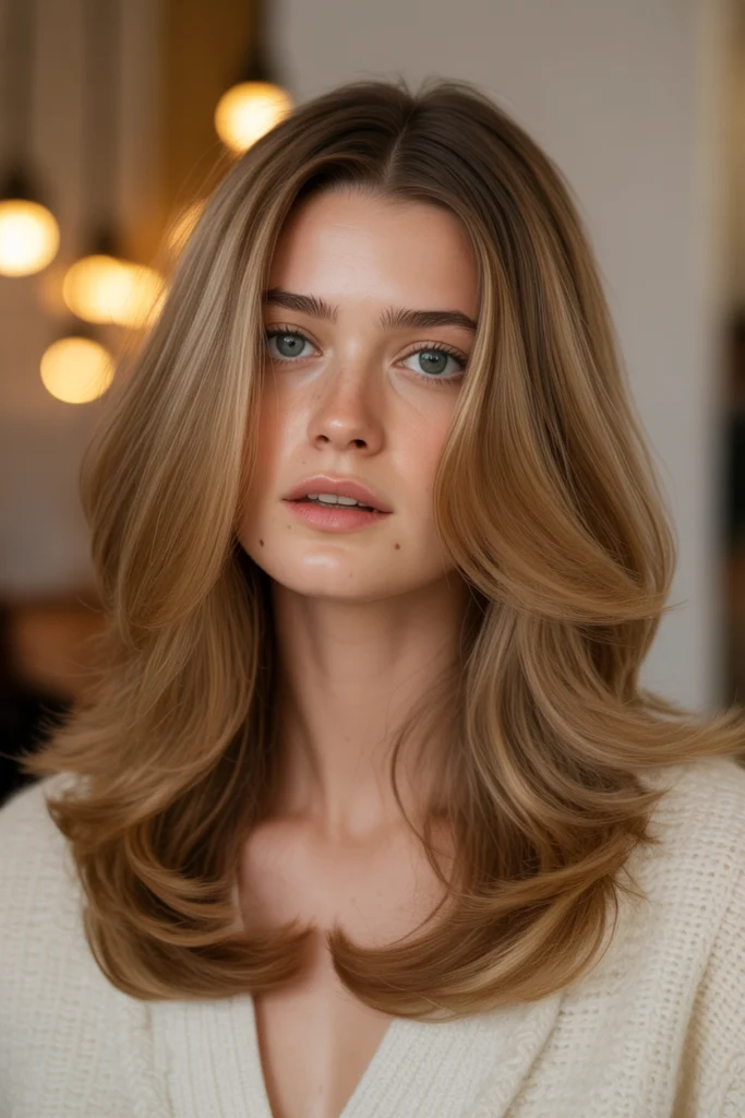 15 Layered Haircut Ideas to Transform Your Look 7 a woman with long feathered layers soft Y coiSKLS6yxtBqs20Oqgw 42bmXVGKTTewNBeZNCkx3g