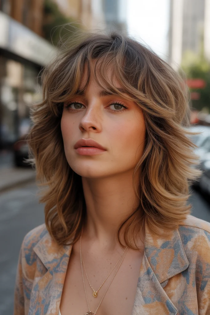 15 Layered Haircut Ideas to Transform Your Look 6 a woman with shaggy layered hair medium GrQGUfOhSs Pire3I1BpIA VA6Q 22BRkuRocE83h8F8w