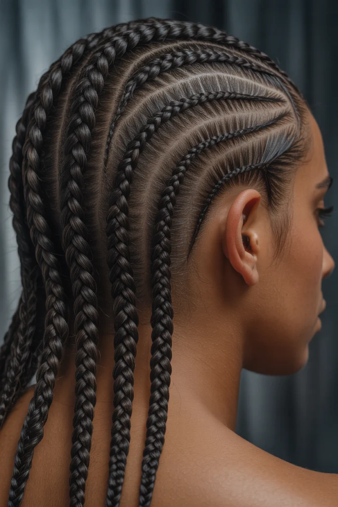Trending 15 Swirl Cornrows Ideas for Stylish Women 6 artistic close up of swirl cornrows with Hy8yQjnbR5ils 4Zdp7ZFQ RJamT4qDQCmyuaQXAc5MBw Copy