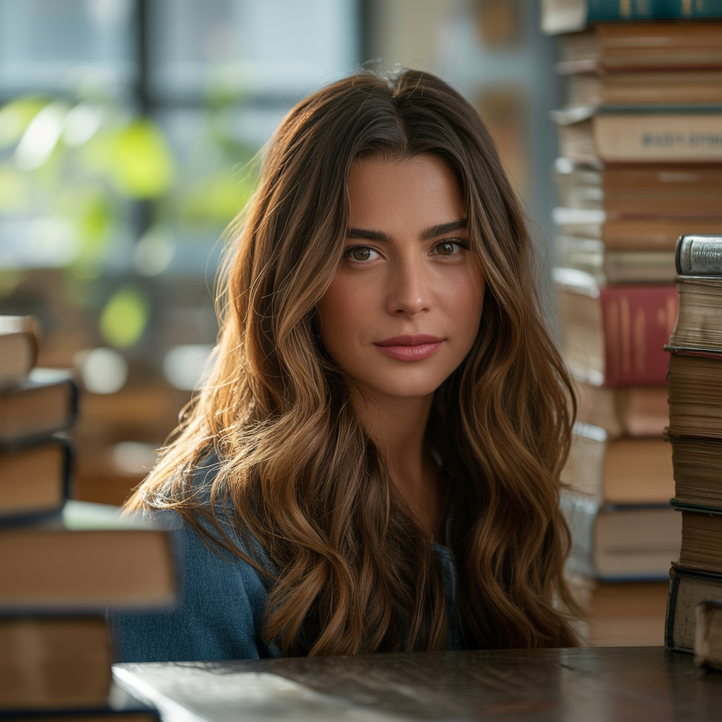 caramel highlights brown hair
