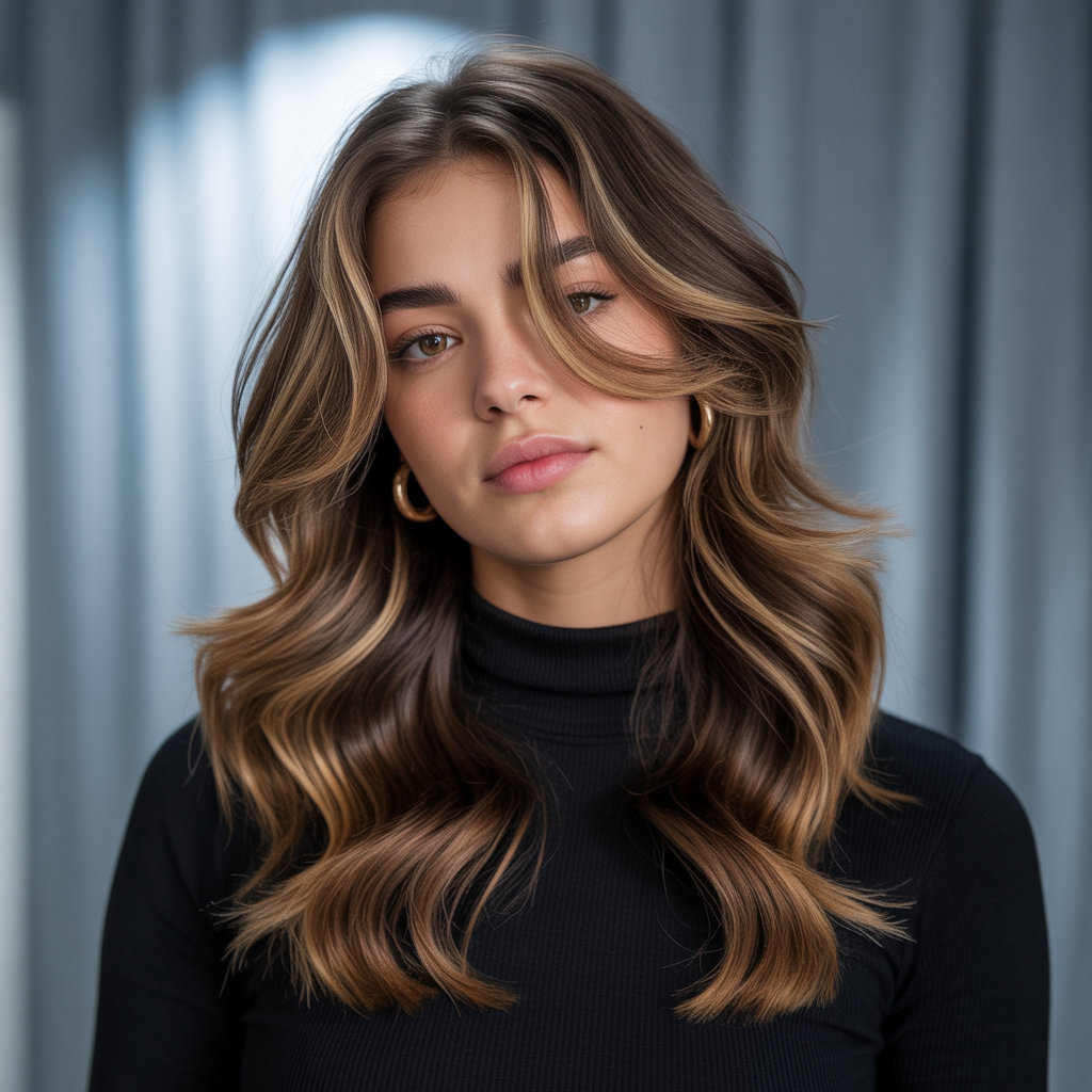 chunky highlights hairstyles