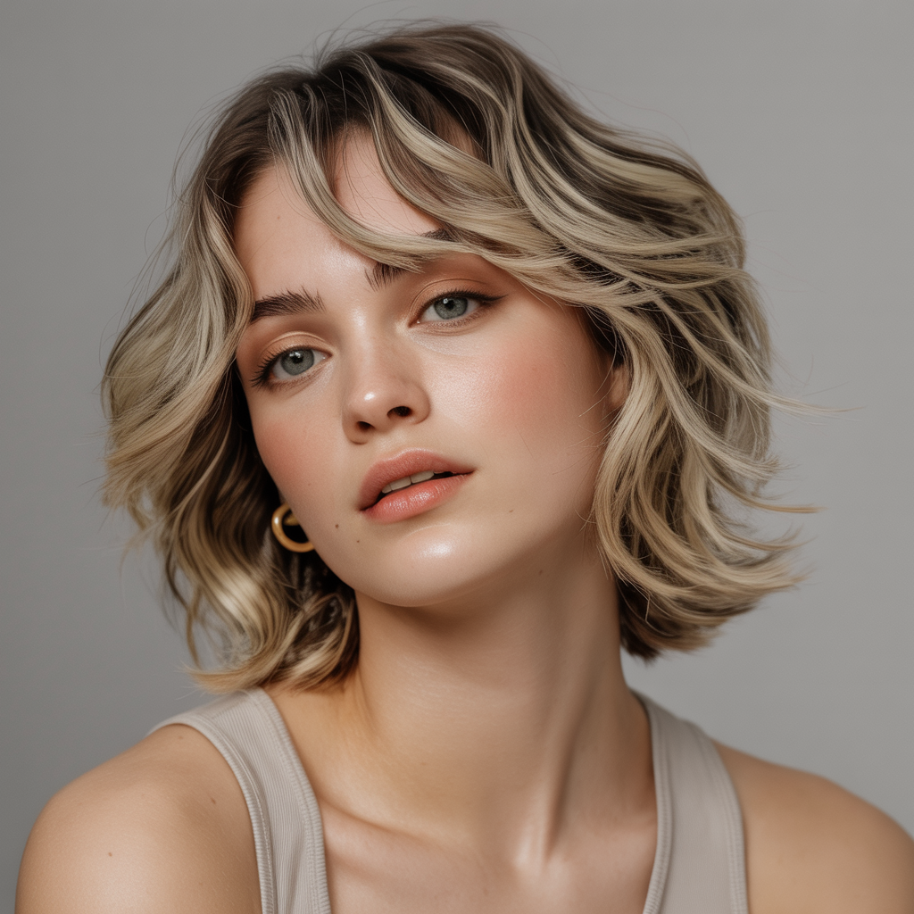13 Gorgeous Wolf Cut for Women Styles to Try For Trendy Look 12 close up beauty shot of a woman with a