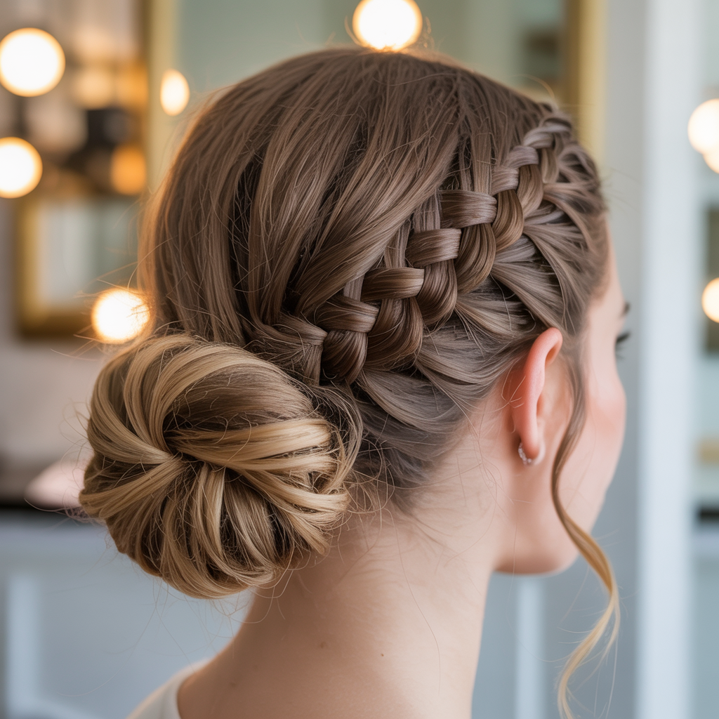 20 Stunning Wedding Braid Hairstyles for Every Bride 20 Hidden Braid in Classic Updo