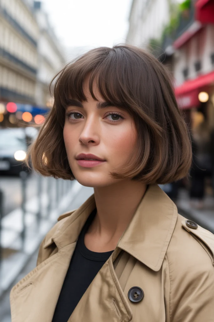 Bold & Chic: 12 Short Cropped Hairstyles Ideas 5 french girl bob haircut chin length slig khEa9CzdTKm6p84LweILRQ PYpfUpfhRDqRAdOLgs6ChA