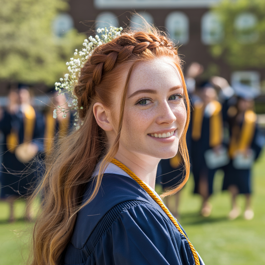 graduation hairstyles
