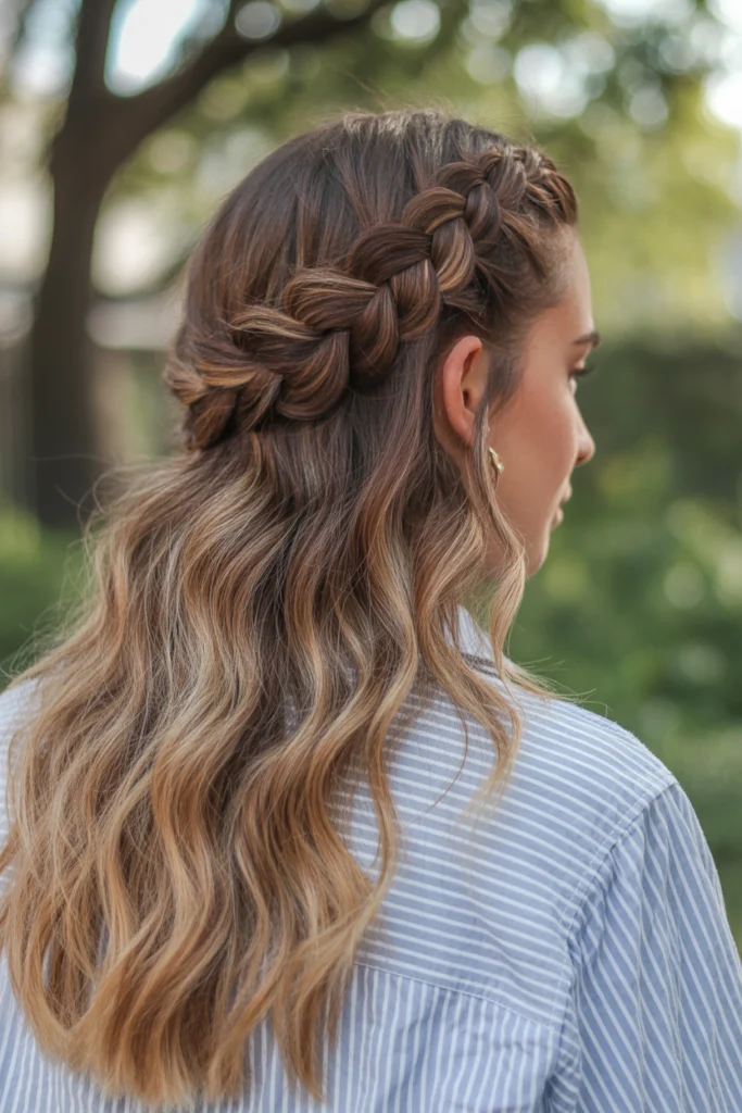 8 Dutch Braid Hairstyles Ideas to Elevate Your Style 6 half up dutch braid hairstyle on long wa 3TvhHKj1Qnm2A DY6rYbUA IaIJ8oYfSMexY o2YI6KRA
