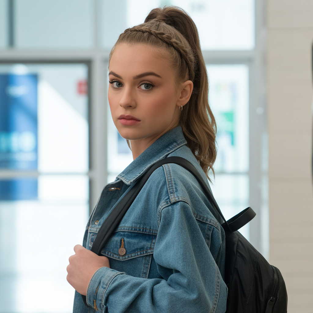 Easy & Trendy 10 Hairstyles for School Ideas 3 losleek high ponytail with a small braid kDzyWzAIQ0CdKZCnmlBEXA KDK5GbVORZGuz6rVcO0BsA