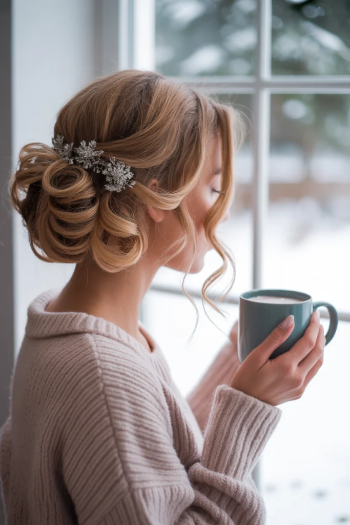 Gorgeous 25 Christmas Hairstyles Ideas for Every Holiday Event 13 soft loosely pinned curls forming a roma F1MiA AsRSimr9lpMofiWg m VwSSLBQB2JJsi9GLsUsQ