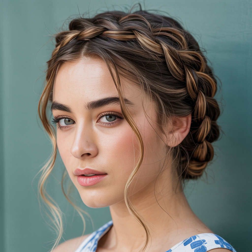 20 Stunning Wedding Braid Hairstyles for Every Bride 10 Milkmaid Braids with Modern Twist
