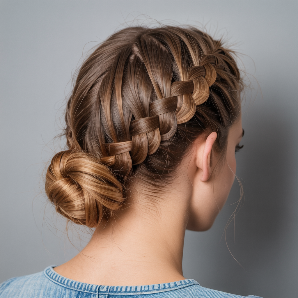 20 Stunning Wedding Braid Hairstyles for Every Bride 12 Double Braid with Loose Bun