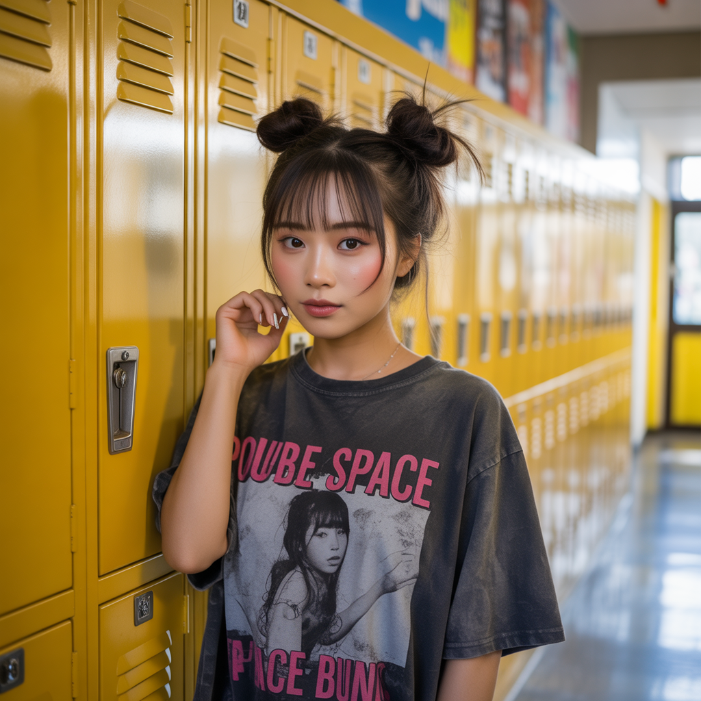 20 Back to School Hairstyles: Gorgeous Trendy Looks for Busy Mornings 11 Back to School Hairstyles with Space Buns