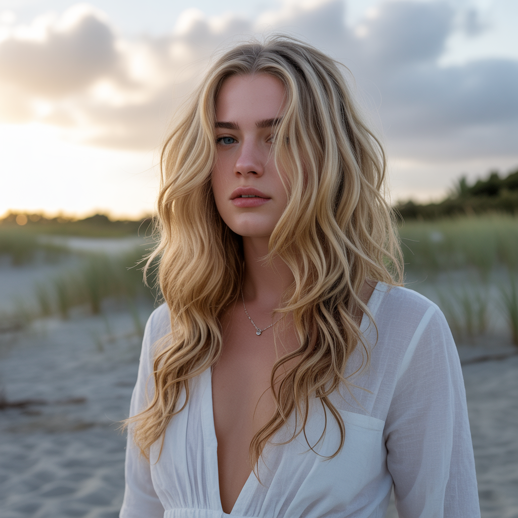 Long Layered Haircuts: 20 Ideas for Modern Style 6 Beach Wave Long Layered Haircuts