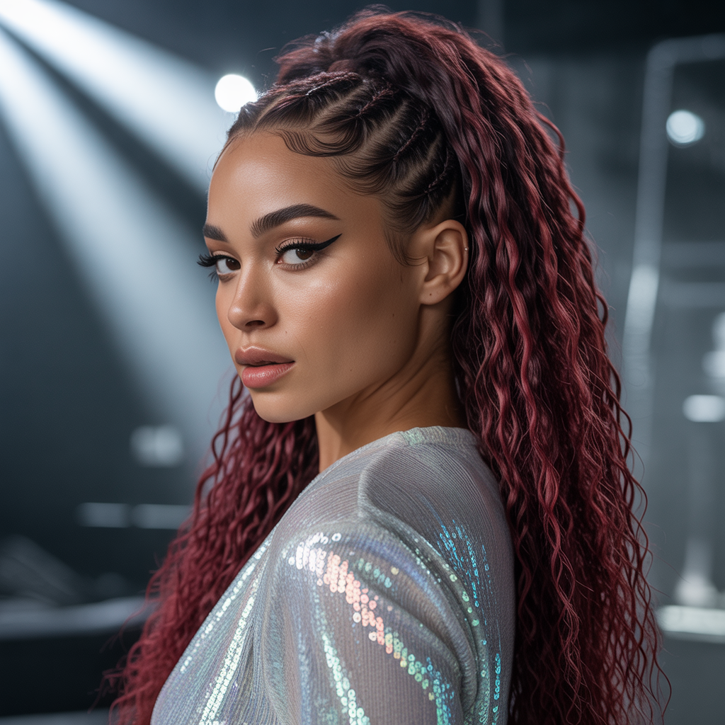 Red Weave Hairstyles: 20 Bold Looks to Transform Your Style 8 Burgundy Red Weave Hairstyle