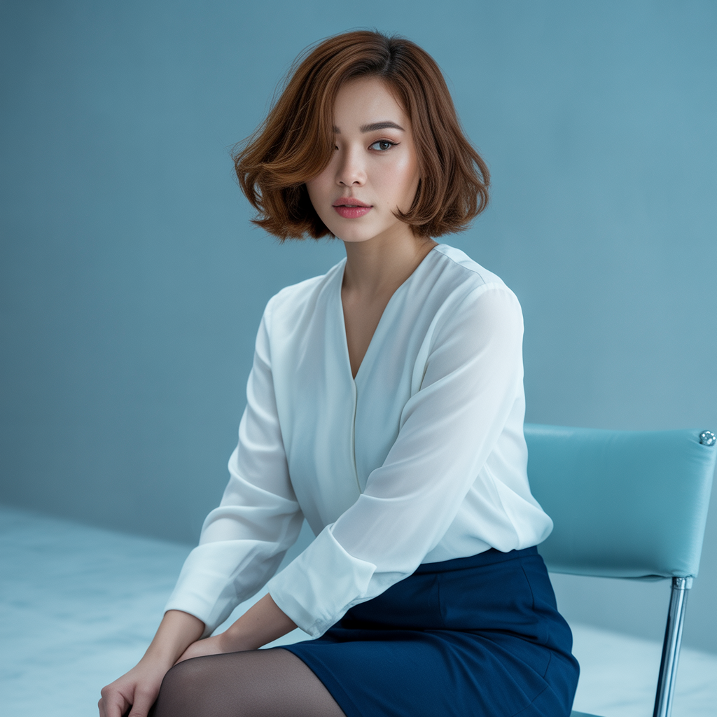 20 Chestnut Hair: Stunning Styles and Care Tips 2 Chestnut Hair For Medium Length Cuts