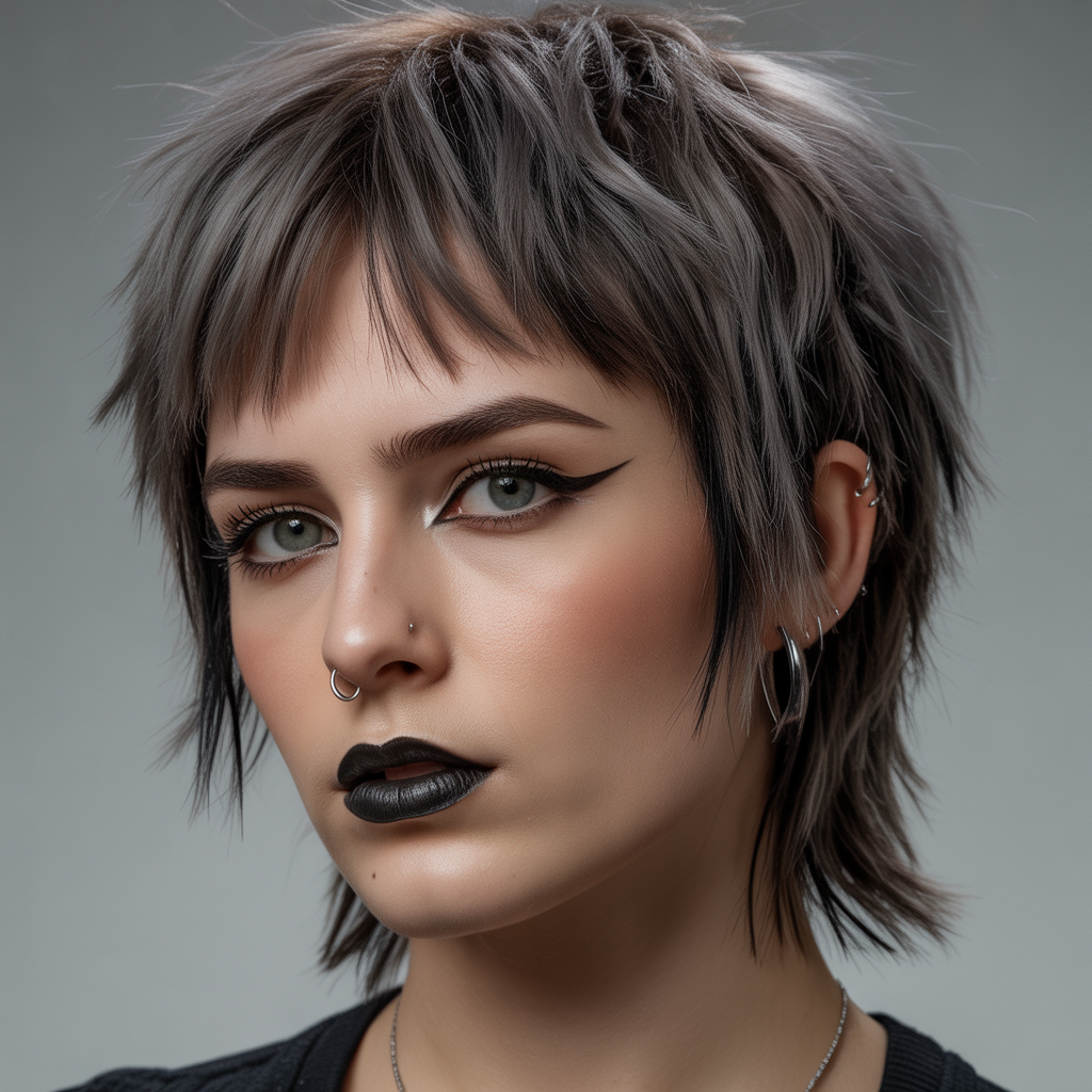 20 Bold and Messy Emo Shag Haircuts to Try Now 9 Choppy Emo Shag Haircuts