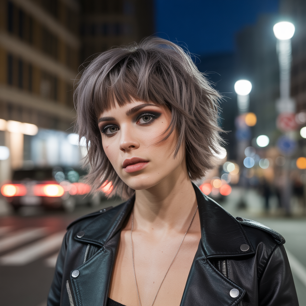 Stunning 20 Short Shag with Bangs Ideas to Inspire You 6 Choppy Short Shag with Bangs